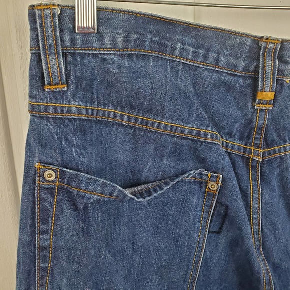 Y2K Roca Wear Streetwear Embroidered Baggy Men's Size 36W 34L Jeans - Picture 7 of 10